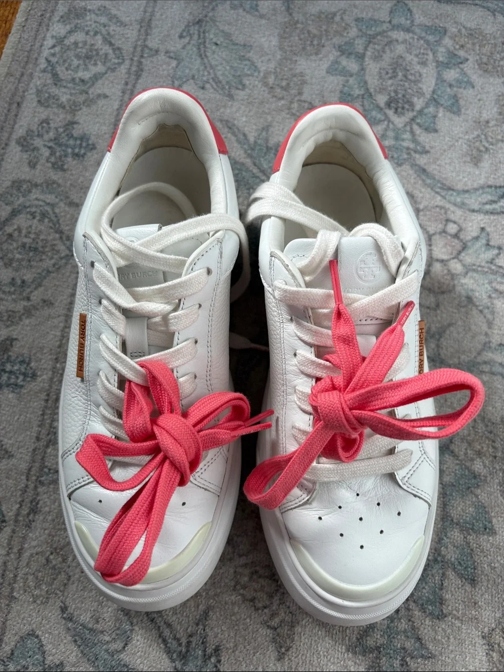 Tory Burch ladybug white sneakers
